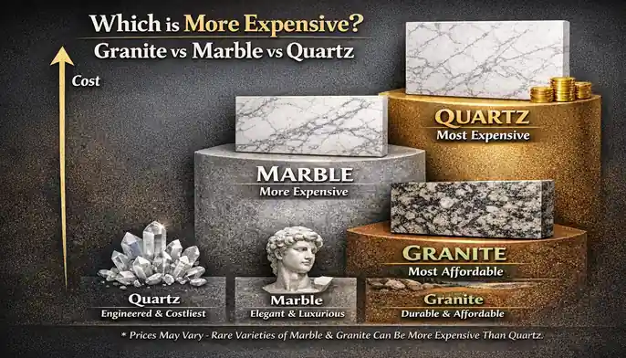 Which is More Expensive Granite or Marble