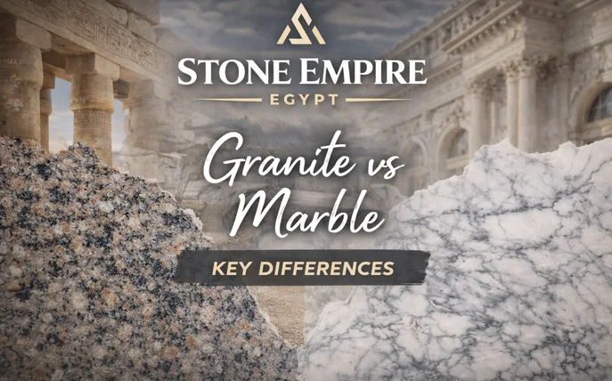 diff between granite and marble