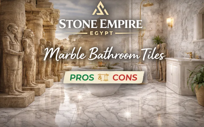 marble tile bathroom floor pros and cons